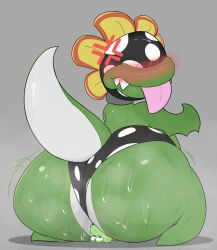 green yoshi from mario (series) by sparkothefailure