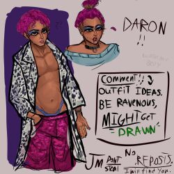 brown_eyes commentary_request confused daron_malakian exposed_chest eyeliner femboy gay hair_tie half-dressed help jacket lipstick lollipop makeup male meme_reference pink_hair pretty_boy sucking sucking_lollipop system_of_a_down thong twink