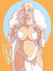 emma frost from marvel by teatimedroan
