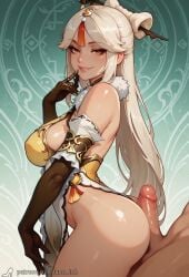ningguang (genshin impact) from genshin impact by luna ink