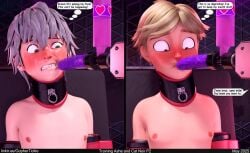 2025 2boys 3d adrien_agreste ashe_ubert blonde_hair blush bondage censored collar dated dildo english_text fire_emblem fire_emblem:_three_houses gay gay_rape gopher_(artist) hesitant humiliation imminent_oral kidnapped male male_only male_rape_victim miraculous:_tales_of_ladybug_and_cat_noir miraculous_ladybug multiple_boys nipples nude nude_male restrained scared scared_expression sex_machine silver_hair speech_bubble thought_bubble twink yaoi