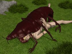 3d bug monster rastakax tentacle