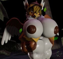 3d accipitrid accipitriform anthro ass avian big_breasts big_butt bird breasts cuauhtzin eagle female furkobayashi golden_eagle hi_res huge_breasts huge_butt huge_thighs roblox robloxian solo source_request tagme thick_thighs true_eagle wildering
