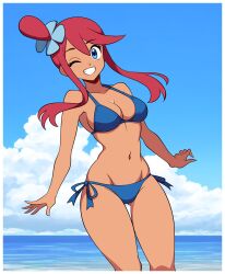 skyla (pokemon) from game freak by woomy1010