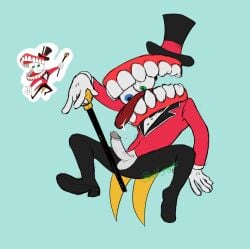 caine (the amazing digital circus) from glitch productions by bald gagits