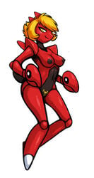 anthro anthrofied bittenhard breasts female insects nintendo nude pokémon_(species) pokemon pokemon_(species) scizor solo video_games