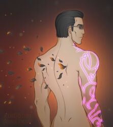 back_view johnny_gat male_only saints_row saints_row_gat_out_of_hell solo_male