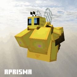 1girls anthro ass bee bee_(minecraft) belly big_ass big_belly big_breasts big_butt blue_eyes boobs butt chubby chubby_female fat fat_female female flying fupa gif huge_ass huge_breasts loop looping_animation minecraft mojang morbidly_obese morbidly_obese_female naked naked_female nipples nude nude_female obese obese_female overweight overweight_female sky stinger tits video_game_character video_games wings yellow_body yellow_fur