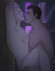 2boys against_wall gay gay_sex johnny_gat male male/male male_only playa_(saints_row) saints_row saints_row_the_third tagme