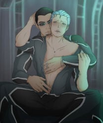 2boys against_wall gay gay_sex johnny_gat male male/male male_only playa_(saints_row) saints_row saints_row_iv tagme