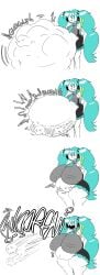 ass_expansion bones bones_in_stomach breast_expansion burp burping digested digested_prey digestion digestion_noises fortnite hatsune_miku hatsune_miku_(fortnite) huge_ass huge_breasts hyper_ass hyper_breasts mass_vore multiple_prey same_size_vore soft_vore vocaloid vore vore_belly weight_gain