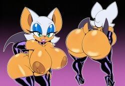 1girls ai_generated ass big_ass bottom_heavy breasts bubble_butt curvy female female_only furry furry_female huge_ass huge_breasts looking_at_viewer mullon novelai rouge_the_bat sega solo sonic_(series) sonic_the_hedgehog_(series) standing sweat thick_thighs voluptuous