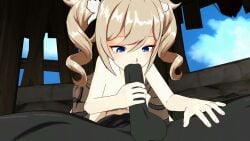 ass barbara_(genshin_impact) breasts fucked_from_behind genshin_impact hilichurls_(species) naked sex tagme video