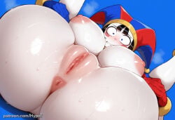 1girl 1girls ai_generated alternate_version_at_source anus big_ass big_breasts big_butt big_eyes big_hips blush breasts child_bearing_hips female_only fortnite fortnite:_battle_royale hips_wider_than_shoulders huge_ass huge_breasts hypet lying_on_back pale-skinned_female pale_skin pomni_(the_amazing_digital_circus) pussy shiny shiny_skin simple_background steam steaming_body sweating tagme the_amazing_digital_circus thick thick_ass thick_hips thick_legs thick_thighs thighs wide_hips