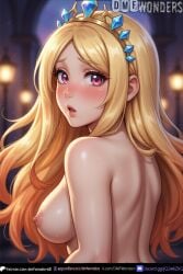 1girls abs ahegao ai ai_art ai_generated bangs blonde_hair blue_eyes blurry blurry_background blush body body_focus bokeh breasts cinematic_lighting cleavage commission crown curvy curvy_figure depth_of_field detailed_clothes detailed_face detailed_hair dmf_wonders dramatic_lighting embarrassed eyebrows_visible_through_hair eyelashes from_behind glossy_skin gradient_hair hair_highlights heavy_blush highres hip_focus huge_breasts indoors lamps large_breasts long_eyelashes long_hair looking_at_viewer looking_back makeup medium_breasts multicolored_hair navel night nipples nose_blush nude oiled_skin open_mouth original original_character parted_bangs parted_lips patreon patreon_logo patreon_username pink_eyes purple_eyes realistic_skin rim_lighting shiny_hair shiny_skin sideboob skin_reflection skin_tight slim_waist smooth_skin soft_lighting solo sparkles specular_highlights streetlights sweat sweat_drops three_quarter_view tiara toned_body twitter_username underboob upper_body volumetric_lighting voluptuous web_address wet_skin wide_hips x_username
