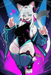 1girls ai_generated anthro cat idol kortai novelai original_character tagme