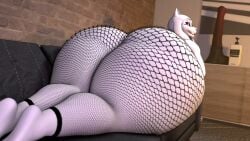 anthro asriren ass big_ass female solo toriel undertale