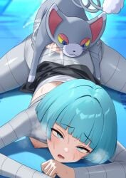 glameow from pokemon by shoichi (artist)