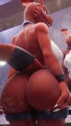 1sec_video 3_fingers 3d_(artwork) 3d_animation 9:16 animated anthro areola ass back_groove bandai_namco big_breasts big_butt black_bracelet blinking bouncing_breasts bouncing_butt bracelet breasts brown_eyes bubble_butt butt_focus claws collar digimon digimon_(species) digimorph digital_media_(artwork) female female_anthro fingers furromantic_(modeler) guilmon hand_on_butt hand_on_own_butt hands_under_butt hi_res high_framerate holding_butt inside jewelry legs_together lens_flare looking_at_viewer looking_back looking_back_at_viewer low-angle_view mirror mirror_reflection mrs_dexie nipples no_sound non-mammal_breasts non-mammal_nipples open_mouth pink_areola pink_nipples presenting presenting_hindquarters rear_view red_body reflection scalie shaking_butt sharp_teeth short_playtime solo spiked_collar spikes standing tagme tail tail_motion tail_spank teeth thick_thighs three-quarter_view video white_claws wide_hips