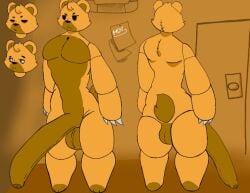 lovedoll_toy_factory oc buff_male large_penis older_male tired_expression