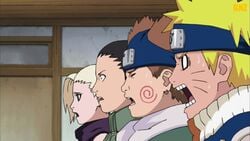 2girls 3boys akimichi_chouji animated blonde_hair breasts gnz ino_yamanaka nara_shikamaru naruto nude_filter tsunade uzumaki_naruto