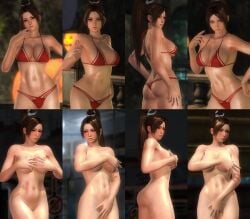 1girls 3d 3d_(artwork) clothes_on/clothes_off completely_nude covering covering_breasts covering_crotch dead_or_alive embarrassed embarrassed_nude_female fatal_fury female female_focus female_only king_of_fighters mai_shiranui mod naked naked_female nude nude_female nude_mod outdoors solo solo_female solo_focus