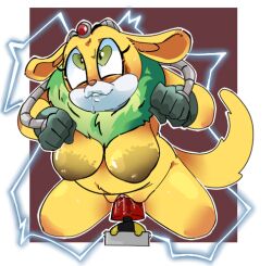 2026 anthro anthro_only areola big_areola big_breasts biped bodily_fluids breasts chinchilla chinchillid countershade_face countershade_fur countershading dildo dildo_in_vagina dildo_insertion drooling electricity female front_view fucking_machine fur genital_fluids genitals green_eyes heart_eyes heart_symbol humanoid_genitalia humanoid_vulva low_res machine mammal masturbation nanuna neck_tuft nipples nude penetration rodent saliva sex_toy sex_toy_in_vagina sex_toy_insertion shortstack solo sonic_(series) thunderbolt_the_chinchilla tuft vaginal vaginal_fluids vaginal_masturbation vaginal_penetration vulva white_body white_countershading white_fur yellow_body yellow_fur