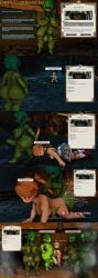 final_fantasy_xiv black_sclera red_eyes 4girls 3d gpose_(ffxiv) sequence rape goblin shortstack futanari goblin_futa lalafell maid ponytails green_hair green_skin pointy_ears after_sex stuck_in_wall after_rape picture_on_wall laughing vaginal_sex impregnation cum_on_ass cum_inside creampie smoke musk_clouds war_paint hair_pull dragging bad_end face_paint hime_cut freckles ahegao
