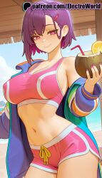 mikazuki shizuka from patreon by electroworld