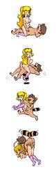 breasts chubby facial_hair female flying_sex happy_sex humor male mario mario_(series) minus8 moustache nintendo penis princess princess_peach raccoon_boy raccoon_ears raccoon_mario raccoon_tail royalty super_mario_bros._3