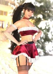 eve (stellar blade) from christmas by hleet3d