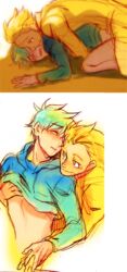 2boys from_behind gay jack_frost_(rise_of_the_guardians) male male_only rise_of_the_guardians sandman sex tagme yaoi