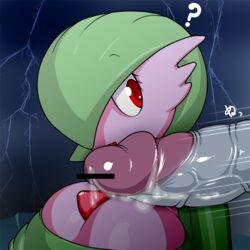 ? a- big_breasts breasts cleavage female gardevoir huge_breasts nintendo penis pokemon pokemon_(species) pokemon_rse tagme video_games