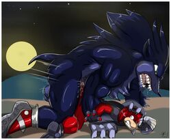 knuckles the echidna from sega by aaron (artist)