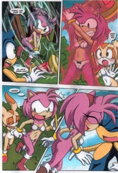 a_sparring_session amy_rose blush comic cream_the_rabbit dakina_(writer) female hammer hedgehog holding_weapon male mobius_unleashed palcomix panties piko-piko_hammer piko_piko_hammer sega sonic_(series) sonic_the_hedgehog sonic_the_hedgehog_(series) sonic_x text torn underwear_only