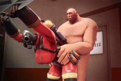 3d animated black_boots boots breasts elbow_gloves fempyro fugtrup gas_mask gloves heavy_weapons_guy latex latex_clothing latex_gloves latex_hood pyro pyro_(team_fortress_2) rule_63 sex source_filmmaker team_fortress_2 thigh_boots