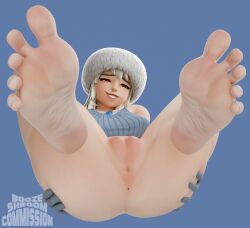 1girls 3d 3d_(artwork) alpine_lexa_(fortnite) blender blender_(software) blender_cycles boozeshroom bottomless clothed_plastt exposed exposed_anus exposed_ass exposed_pussy feet feet_fetish feet_focus feet_up female foot_fetish foot_focus fortnite fortnite:_battle_royale incomplete_plastt laying_down laying_on_back lexa_(fortnite) light-skinned_female light_skin nervous nervous_face nervous_smile plastt_(position) presenting presenting_anus presenting_ass presenting_butt presenting_feet presenting_pussy puckered_anus puckered_butthole puffy_pussy pussy pussy_focus pussy_lips red_eyes self_upload solo solo_female solo_focus topwear topwear_only watermark white_hair