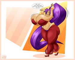 1girls ass_expansion belly_dancer belly_dancer_outfit big_ass big_breasts big_butt blue_eyes breast_expansion breasts clothed fat_ass fat_butt female female_only hourglass_figure hourglass_figured_female huge_ass huge_breasts huge_butt mrcoco pointy_ears ponytail purple_hair sequence shantae shantae_(character) solo solo_female tan_skin thick_ass thick_thighs voluptuous voluptuous_body voluptuous_female wayforward