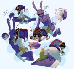jax (the amazing digital circus) from glitch productions by jesterjerk