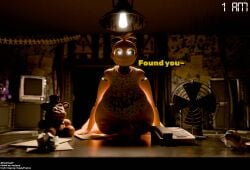 toy chica (cyanu) from five nights at freddy's by scalingap