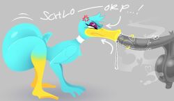 angry_sex avian big_ass blowjob blowjob_face bubble_butt drooling duck eyeshadow gay musk queer queer_duck_(character) queer_duck_(series) slim_waist sucking wobbling_ass