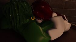 3d ambiguous_penetration animated balls_deep balls_deep_cum bed cum cum_in_ass cum_in_mouth cum_inside earrings female goblin goblin_male green_eyes green_hair green_skin jail_cell light_skin longer_than_one_minute male moaning_in_pleasure nude penis red_eyes red_hair roblox robloxian saliva_string self_upload sound sound_effects sucking sucking_penis tagme vampire vampire_girl video zyphoring