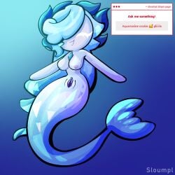 aquamarine cookie from cookie run by sloumpl