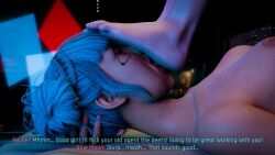 blue moon (cyberpunk 2077) from cd projekt red by dommedominated