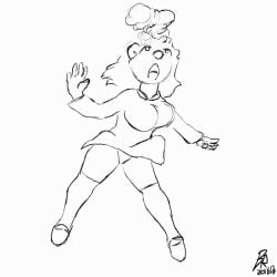 1girls 2d 2d_animation animated animation breasts bubbles byondrage drowning female furry mp4 no_sound original solo swimming tagme underwater video
