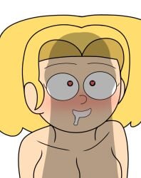 1girls amphibia amphibia_(finale) big_penis blonde_hair blush disney disney_channel drool drool_string drooling female heart-shaped_pupils light-skinned_female light_skin looking_at_partner looking_at_penis male naked naked_female nude nude_female out_of_frame penis penis_awe penis_out sasha_waybright self_upload silhouette silhouetted_penis someowlbear thirsty thirsty_expression white_female yellow_hair
