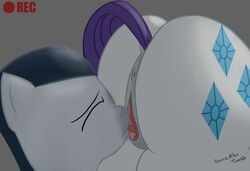 anus barrzalex equine female friendship_is_magic horse my_little_pony pony pussy rarity_(mlp) straight_hair tagme