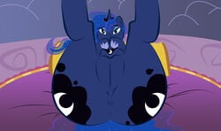 alicorn anus ass big_butt equine female friendship_is_magic horn my_little_pony presenting princess_luna_(mlp) pussy solo sylven wings