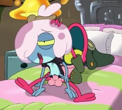 1boy 1girls adullperson amphibia amphibia_(series) amphibian anthro anthro_female anthro_male anthro_on_anthro anthro_only anthro_penetrated anthro_penetrating anthro_penetrating_anthro breasts bulge cub cub_on_cub disney erect_penis erection eyeless_male female female_cub female_penetrated femdom flat_chest maddie_flour male male/female male_cub male_penetrating male_penetrating_female malesub penis pussy small_breasts sprig_plantar vagina vaginal_penetration vaginal_sex young young_anthro young_female young_male