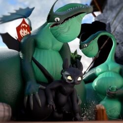 1:1 2025 3d_(artwork) 4_fingers anal anal_sex anthro anthrofied anthrofied_male ass balls barrel being_watched big_balls big_butt biped black_body blurred_background bodily_fluids breasts circumcised cliff cloud darkspite day detailed_background digital_media_(artwork) docks dragon dreamworks dripping european_mythology featureless_breasts fin fingers fury_(httyd) genital_fluids genitals glistening glistening_body green_body green_eyes group gums gums_showing hi_res horn how_to_train_your_dragon huge_butt hyper hyper_butt leaking_precum looking_at_another looking_down male male/male masturbation mouth_closed multi_ear mythological_creature mythological_scalie mythology night_fury open_mouth outside outside_sex overweight overweight_anthro overweight_male penetration penis precum precum_drip pupils scales scalie scauldron sex sharp_teeth size_difference sky slit_pupils splash splashing_water tail tail_fin teeth toothless trio voyeur water watermark western_dragon white_eyes wide_hipped_anthro wide_hipped_male wide_hips